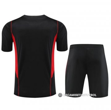 Chandal del Sao Paulo Manga Corta 2023-24 Negro - Pantalon Corto