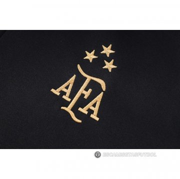 Chaqueta con Capucha del Argentina 22-23 Negro