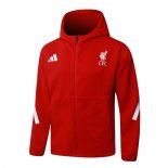 Chaqueta con Capucha del Liverpool 25-26 Rojo