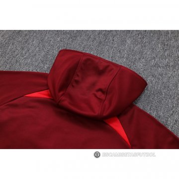 Chaqueta con Capucha del Portugal 23-24 Rojo