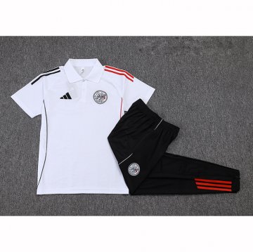 Conjunto Polo del Ajax 25-26 Blanco