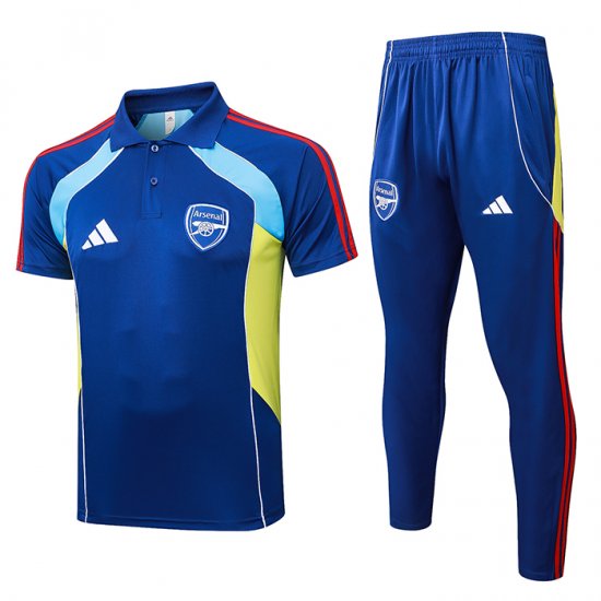 Conjunto Polo del Arsenal 25-26 Azul - Haga un click en la imagen para cerrar