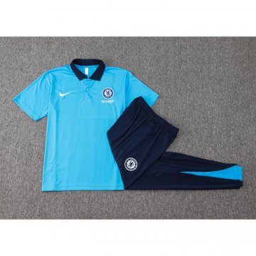 Conjunto Polo del Chelsea 24-25 Azul