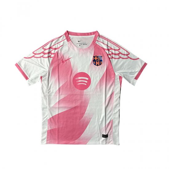 Tailandia Camiseta Barcelona Special 25-26 Blanco Rosa - Haga un click en la imagen para cerrar