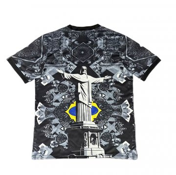 Tailandia Camiseta Brasil Jesus 25-26 Negro
