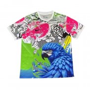 Tailandia Camiseta Brasil Special 25-26 Blanco Rojo