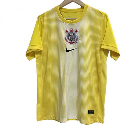Tailandia Camiseta Corinthians Portero 2025 Amarillo - Haga un click en la imagen para cerrar