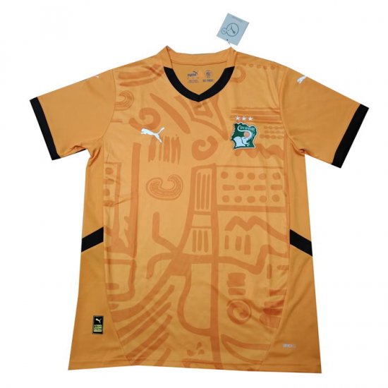 Tailandia Camiseta Costa de Marfil 1ª 2024 - Haga un click en la imagen para cerrar
