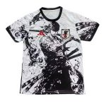 Tailandia Camiseta Japon Anime 25-26 Negro Blanco