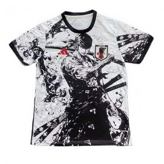 Tailandia Camiseta Japon Anime 25-26 Negro Blanco