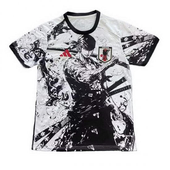 Tailandia Camiseta Japon Anime 25-26 Negro Blanco - Haga un click en la imagen para cerrar