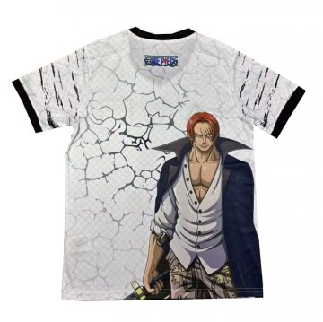 Tailandia Camiseta Japon Anime ONE PIECE 24-25 Blanco
