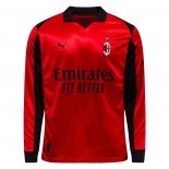 Camiseta AC Milan Cuarto Manga Larga 25-26