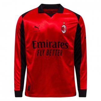 Camiseta AC Milan 4ª Manga Larga 25-26
