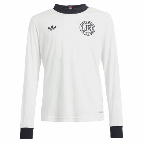 Camiseta Alemania 125 Aniversario Manga Larga 2025 Blanco - Haga un click en la imagen para cerrar