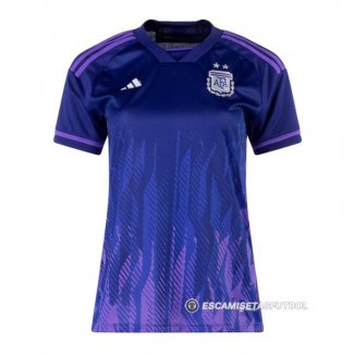 Camiseta Argentina 2ª Mujer 2022