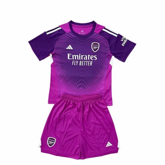Camiseta Arsenal Portero Nino 25-26 Purpura - Haga un click en la imagen para cerrar