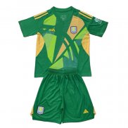 Camiseta Aston Villa Portero 1ª Nino 24-25