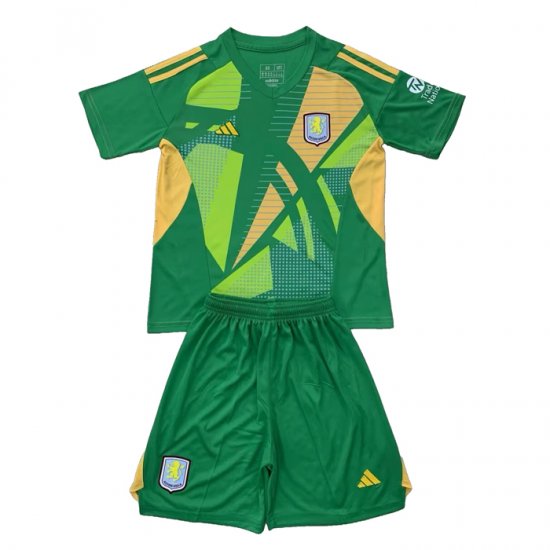 Camiseta Aston Villa Portero 1ª Nino 24-25 - Haga un click en la imagen para cerrar