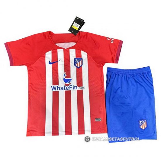 Camiseta Atletico Madrid 1ª Nino 23-24 - Haga un click en la imagen para cerrar
