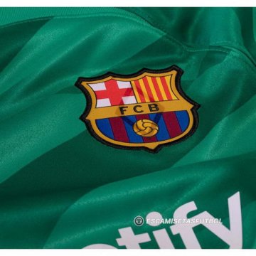 Camiseta Barcelona Portero Manga Larga 23-24 Verde