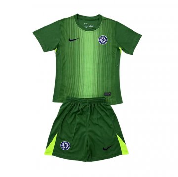 Camiseta Chelsea Portero Nino 25-26 Verde