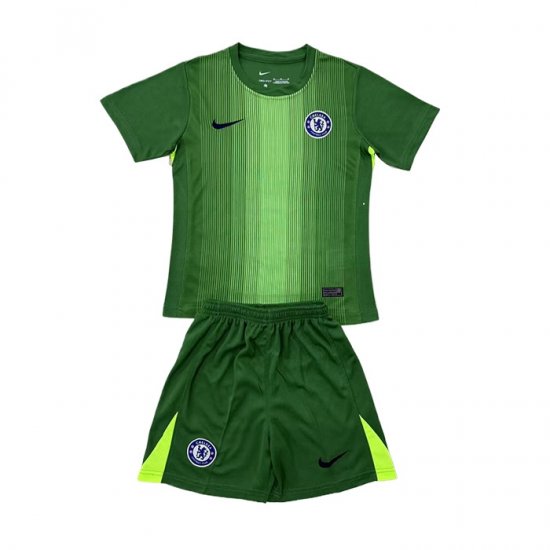 Camiseta Chelsea Portero Nino 25-26 Verde - Haga un click en la imagen para cerrar