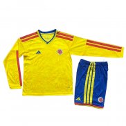 Camiseta Colombia 1ª Manga Larga Nino 2026