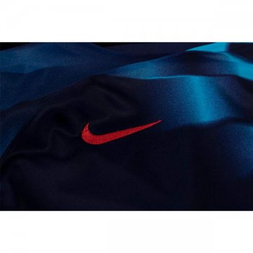 Camiseta Croacia 2ª Manga Larga 2022
