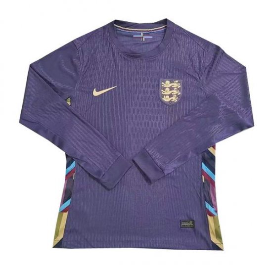 Camiseta Inglaterra 2ª Manga Larga 2024 - Haga un click en la imagen para cerrar