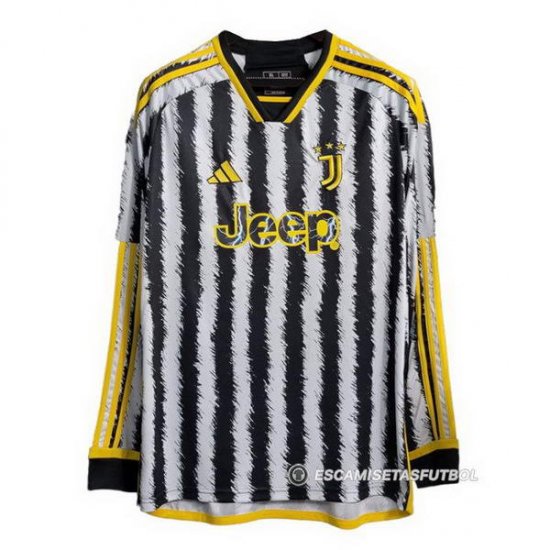 Camiseta Juventus 1ª Manga Larga 23-24 - Haga un click en la imagen para cerrar