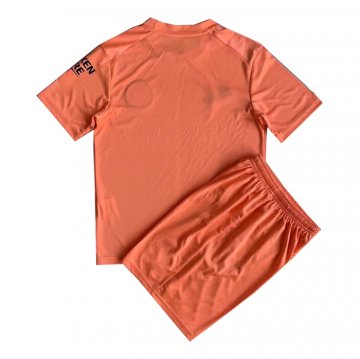 Camiseta Manchester City Portero Nino 22-23 Naranja