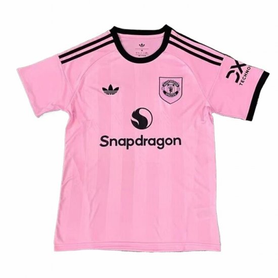 Camiseta Manchester United Portero 25-26 Rosa - Haga un click en la imagen para cerrar