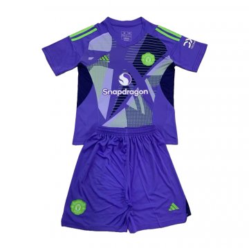 Camiseta Manchester United Portero 1ª Nino 24-25