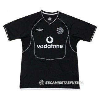 Camiseta Manchester United Portero Retro 2000-2002 Negro