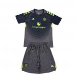 Camiseta Manchester United Portero 2ª Nino 25-26 Negro