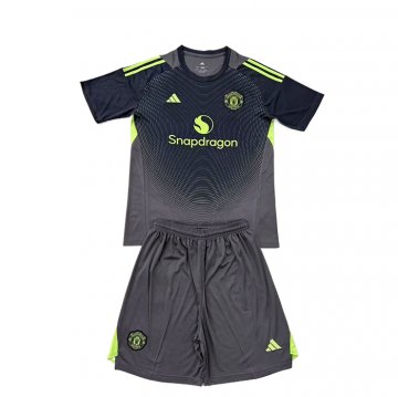 Camiseta Manchester United Portero 2ª Nino 25-26 Negro