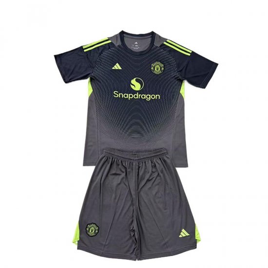 Camiseta Manchester United Portero 2ª Nino 25-26 Negro - Haga un click en la imagen para cerrar