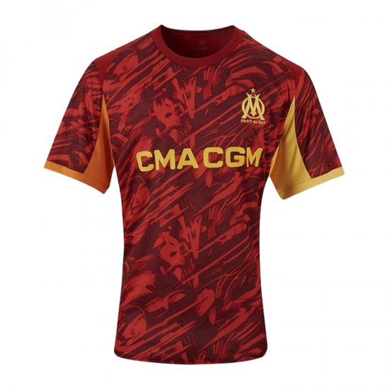 Camiseta Olympique Marsella Portero 25-26 Rojo - Haga un click en la imagen para cerrar