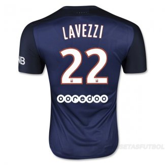 Camiseta Jugador del Paris Saint-Germain Lavezzi 1ª Equipacion 1