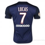 Camiseta Jugador del Paris Saint-Germain Lucas 1ª Equipacion 15/