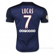 Camiseta Jugador del Paris Saint-Germain Lucas 1ª Equipacion 15/