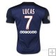 Camiseta Jugador del Paris Saint-Germain Lucas 1ª Equipacion 15/