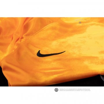 Camiseta Paises Bajos 1ª Manga Larga 2022
