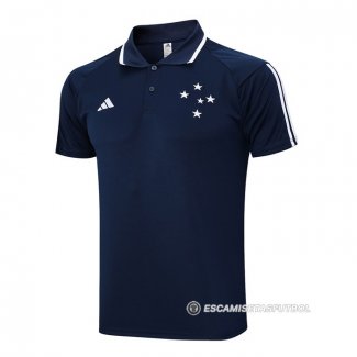 Camiseta Polo del Cruzeiro 23-24 Azul