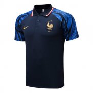 Camiseta Polo del Francia 22-23 Azul Oscuro