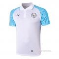 Camiseta Polo del Manchester City 20-21 Blanco