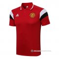 Camiseta Polo del Manchester United 2021-22 Rojo