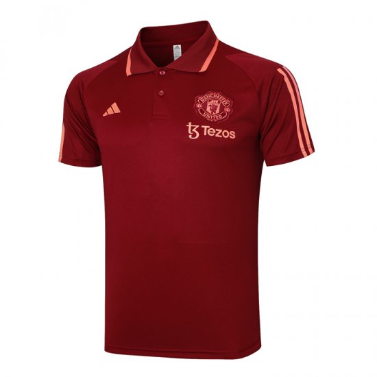 Camiseta Polo del Manchester United 2023-24 Rojo - Haga un click en la imagen para cerrar