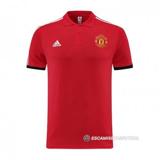 Camiseta Polo del Manchester United 23-24 Rojo